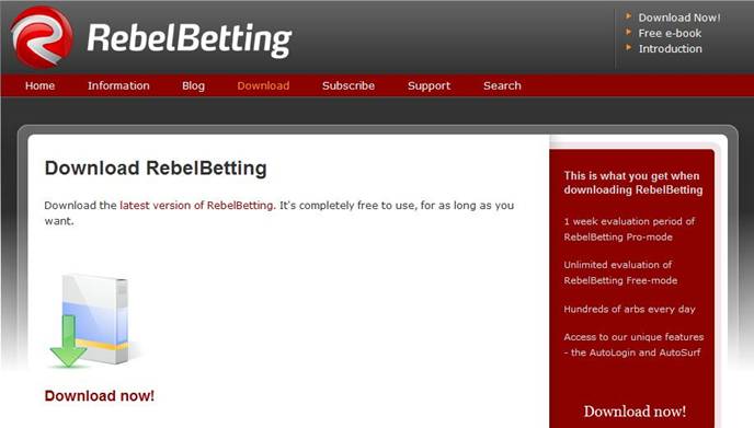 RebelBetting>ダウンロード中