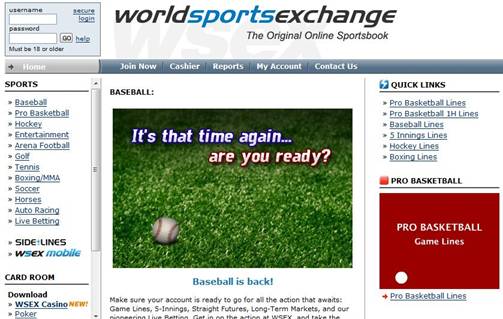 ブックメーカー”worldsportsexchange"の登録ページへ