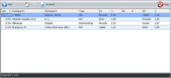 RebelBetting>メイン画面
