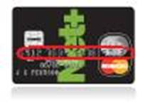 Neteller>Extended口座>Net+ Cards>Net+ Prepaid MasterCard>>カード番号とCVVの入力